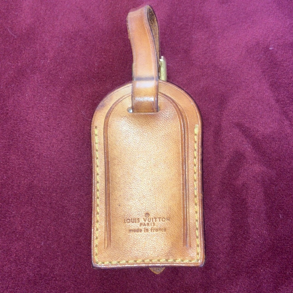 Louis Vuitton luggage tag